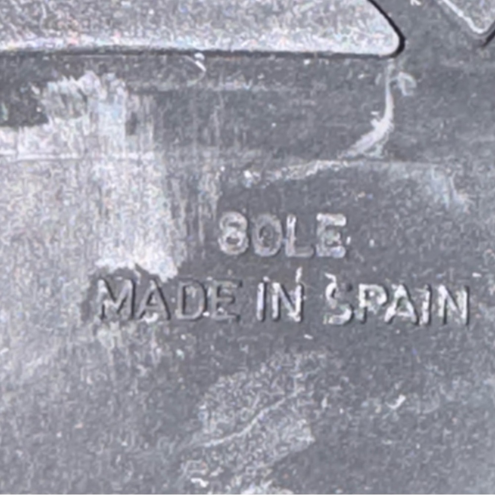 UGG Womens Black Waterproof Rain Boots Spain Made Lug Sole Size 9 - Picture 8 of 9